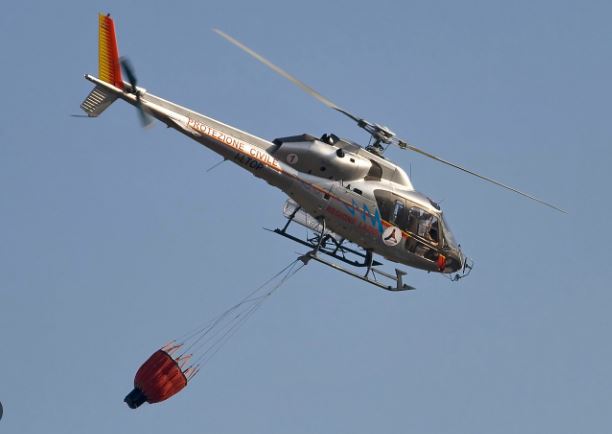 Elisuperficie notturna Montecopiolo (RN) con impianti Baglem