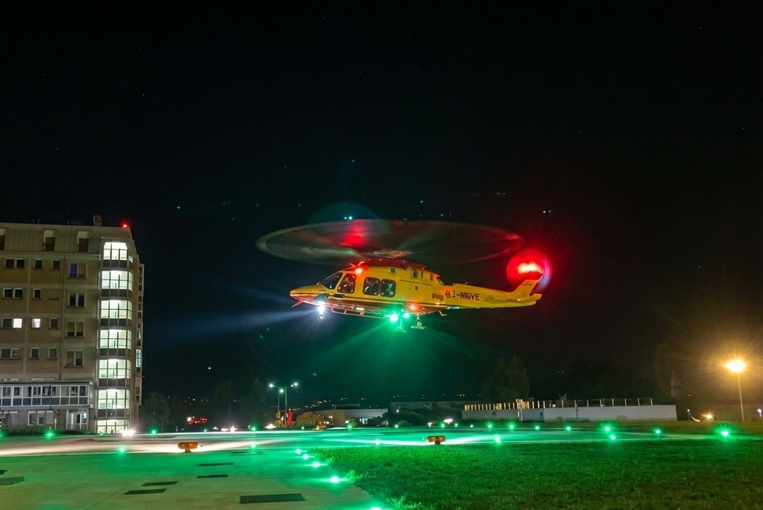 HAPI LED Eliporto Ospedale Treviso | Sistemi AVL Baglem