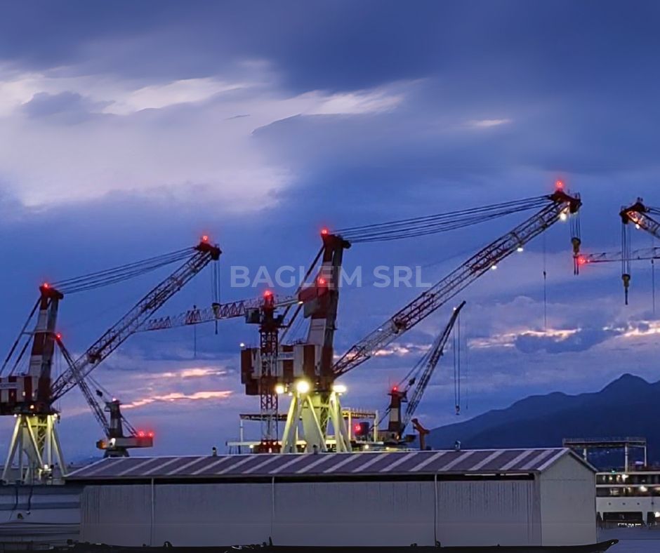 Luci SOV Baglem per gru: tecnologia e sicurezza Made in Italy