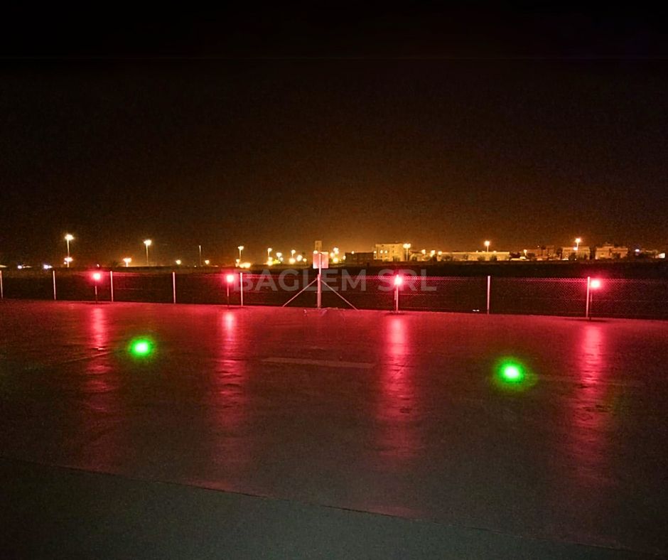 AVL Baglem per eliporto militare notturno in Arabia Saudita