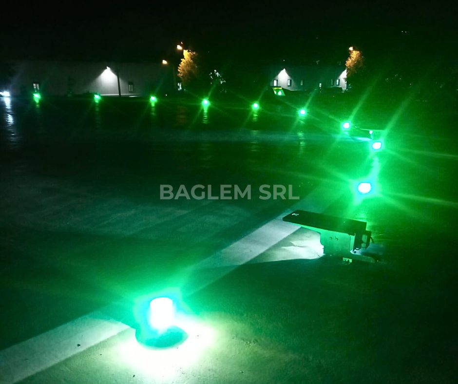Baglem: Luci TLOF - OPL per l'elisuperficie ospedaliera di Carpegna