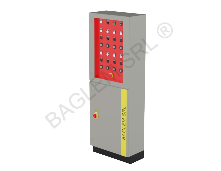 QEL AVL Control Panel for Heliports with 5 Circuits | Baglem