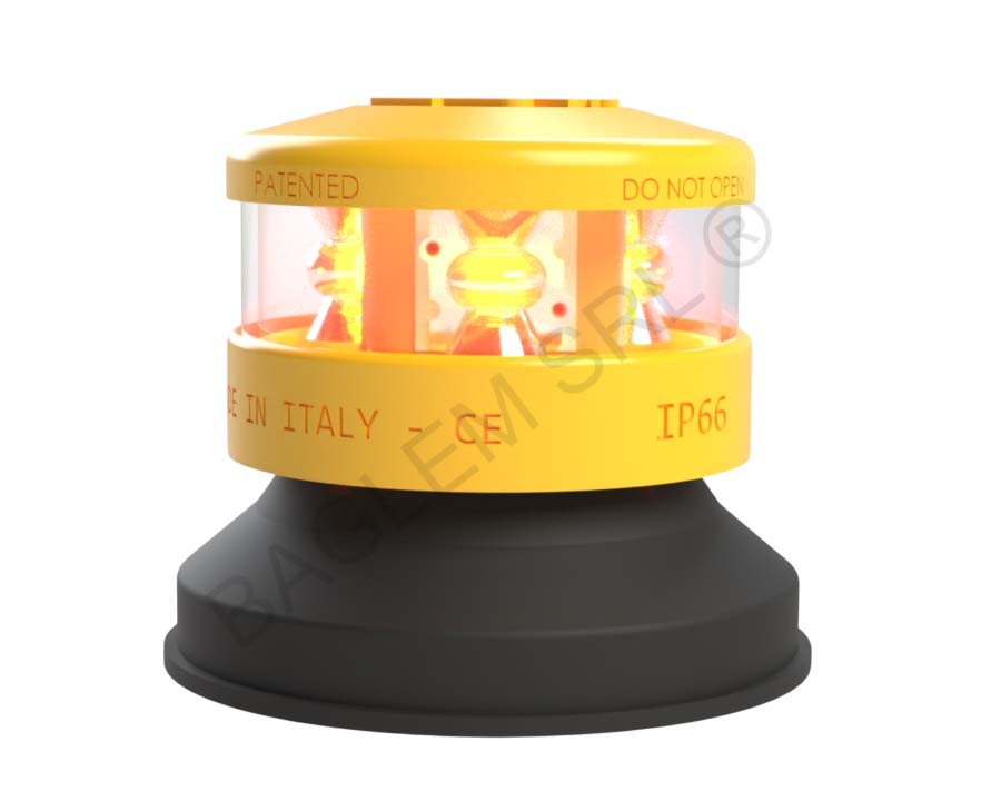 Yellow Mobile Obstacle Light SOV Type C - BGL-L810M1Y41 | Baglem