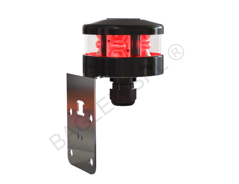 Single Type A SOV Light BGL-L810S0R10 – Baglem Obstacle Lighting